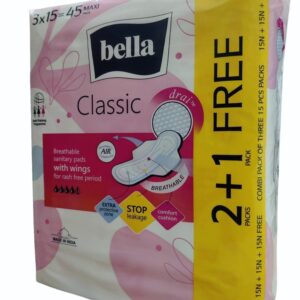 Bella Dry Wings 2+1 Free